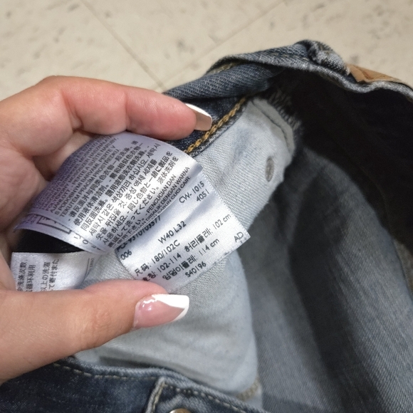 Levis | 514 Men's Dark Blue Jeans - Picture 7 of 10